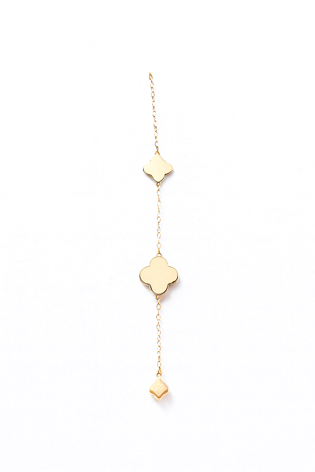 9 CT Gold 5Clover Chain Bracelet