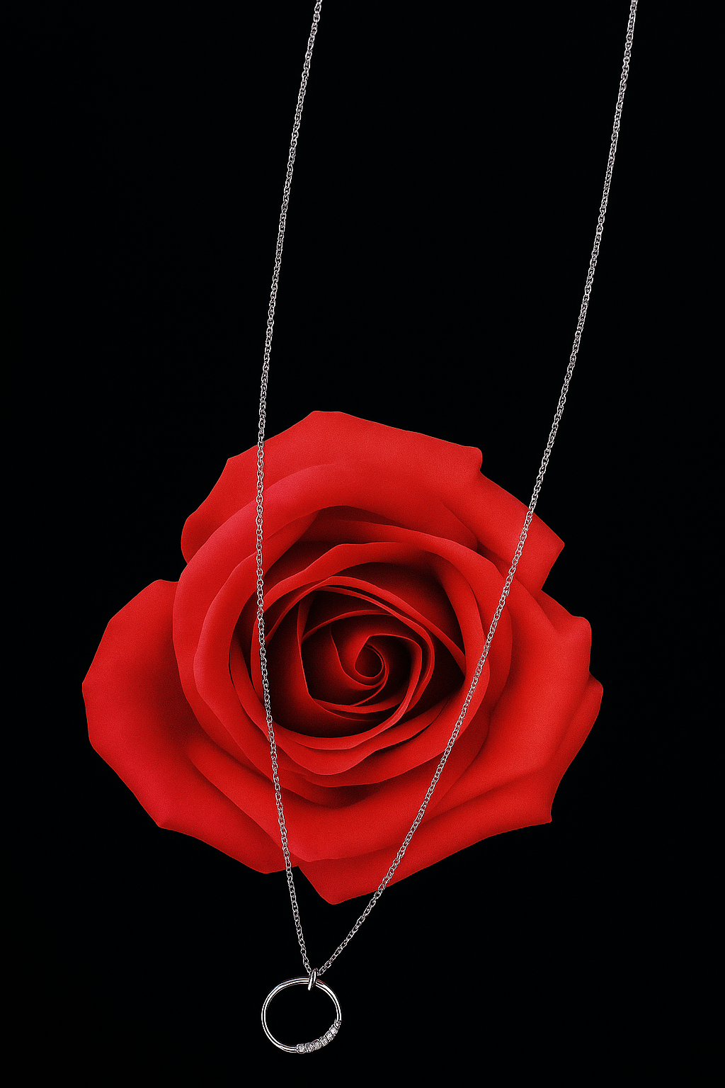 9 CT Gold Circle Pendant