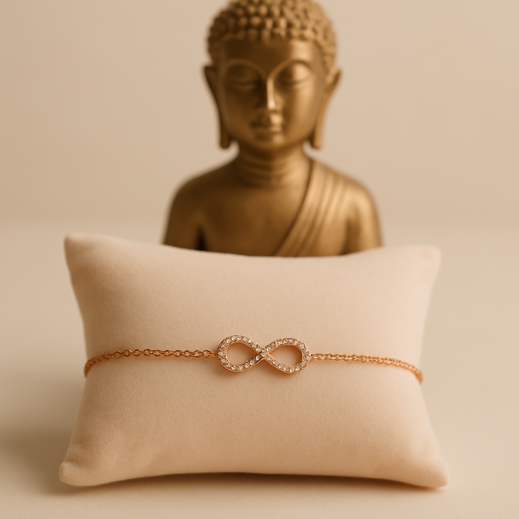 9 CT Gold Diamond Infinite